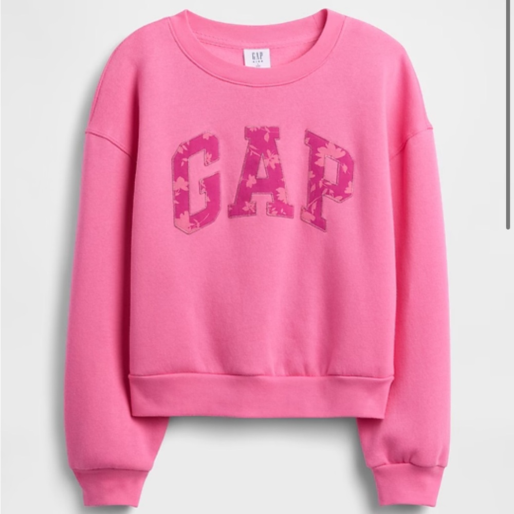 GAP Kids Bright Pink Crew Neck Sweater